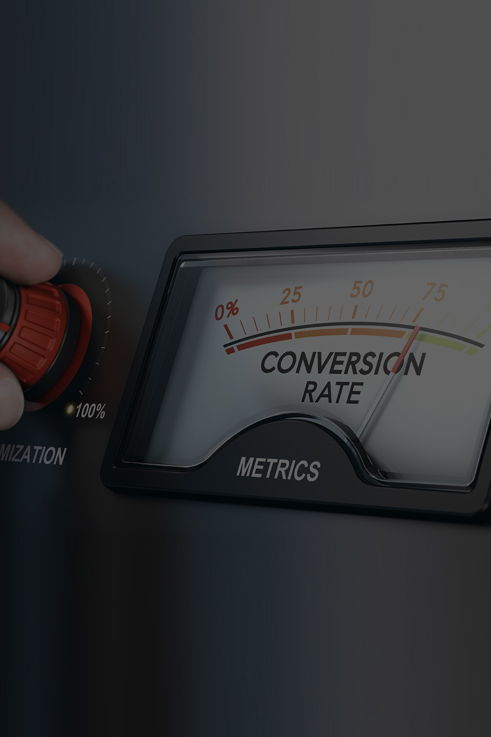 Online marketing conversion rate
